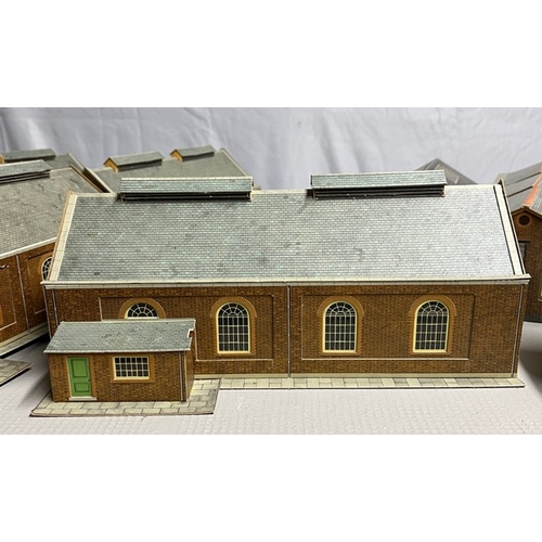 239 - 50+ Card built 'OO' gauge trackside scenic buildings
(4700g)
Built to a good standard
Little dust
Fe... 