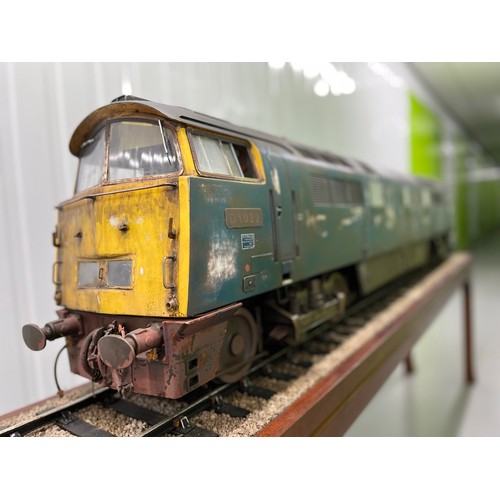 3 - 5 inch gauge Class 52 D1022 'Western Sentinel' in expertly Weathered condition
From the Rob Denton c... 