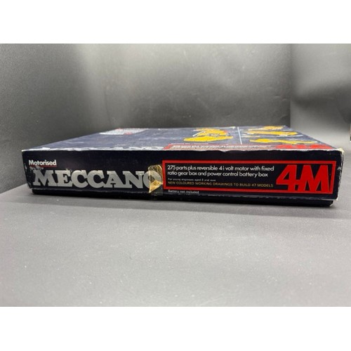 254 - Meccano M4 Motorised Stamping Mill - Appears Complete in Box with instructions.
