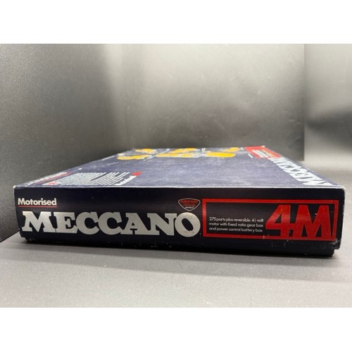 254 - Meccano M4 Motorised Stamping Mill - Appears Complete in Box with instructions.
