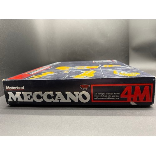 254 - Meccano M4 Motorised Stamping Mill - Appears Complete in Box with instructions.
