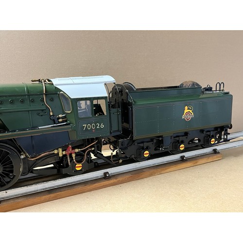 7 - Live steam, finely built and engineered, very well detailed LBSC designed 3.5 inch gauge BR Standard... 