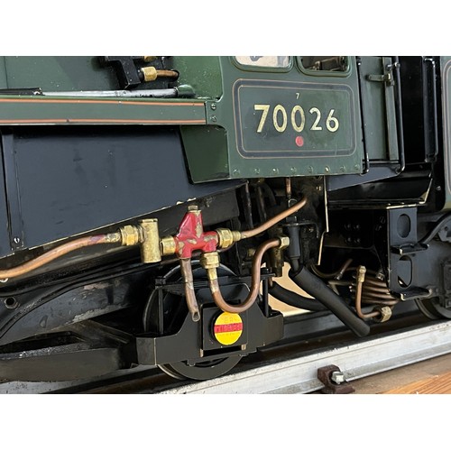 7 - Live steam, finely built and engineered, very well detailed LBSC designed 3.5 inch gauge BR Standard... 