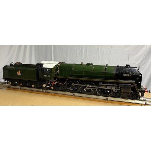 7 - Live steam, finely built and engineered, very well detailed LBSC designed 3.5 inch gauge BR Standard... 