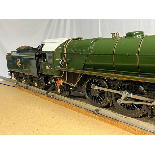 7 - Live steam, finely built and engineered, very well detailed LBSC designed 3.5 inch gauge BR Standard... 