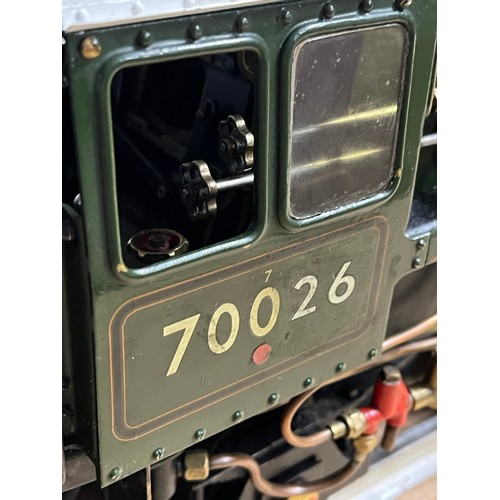 7 - Live steam, finely built and engineered, very well detailed LBSC designed 3.5 inch gauge BR Standard... 