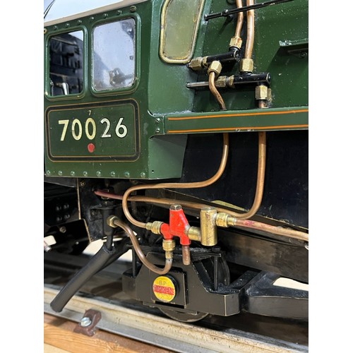 7 - Live steam, finely built and engineered, very well detailed LBSC designed 3.5 inch gauge BR Standard... 