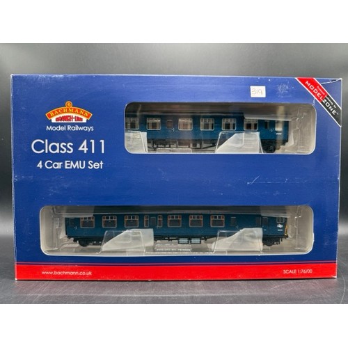 168 - Bachmann Branchline 31-427Z Class 411 4 Car EMU 7119 BR Blue with Full yellow ends. Limited Edition ... 