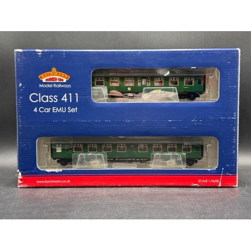 173 - Bachmann Branchline 31-425A 4CEP EMU 7141 Late SR Multiple Unit Green. Tested Non Runner. (1750g)