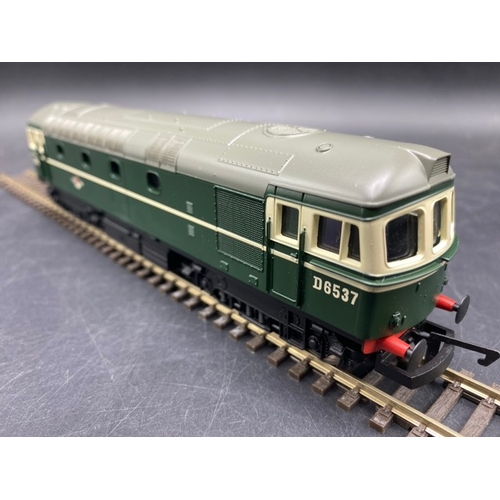 249 - Hornby R2939 Class 33 D6537 in BR green with no yellow panels - Railroad range - Tested Runner
(500g... 