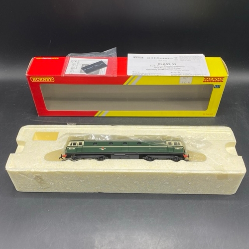 249 - Hornby R2939 Class 33 D6537 in BR green with no yellow panels - Railroad range - Tested Runner
(500g... 