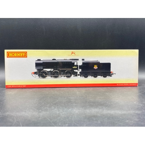 266 - Hornby R2355 Class Q1 Bulleid Austerity 0-6-0 33037 in BR Black with early emblem - Tested Non Runne... 