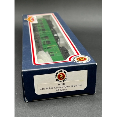 415 - A rake of 7 OO gauge Bachmann BR Southern Railway Green coaches in boxes
(1000g)
Bachmann Branchline... 