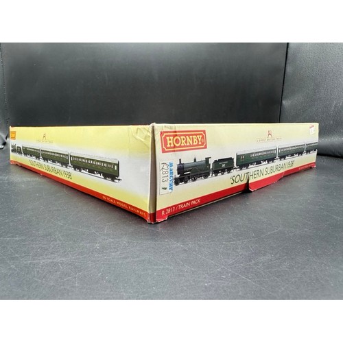 191 - Hornby R2813 Southern Suburban 1938 with T9 and 3 Maunsell (high window) coaches - Tested Non Runner... 