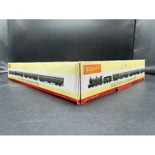 191 - Hornby R2813 Southern Suburban 1938 with T9 and 3 Maunsell (high window) coaches - Tested Non Runner... 