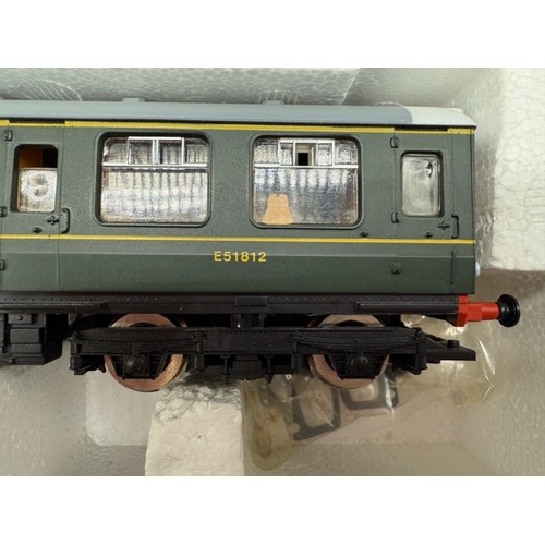 192 - Hornby R369-LN013 Train Pack. Hornby R369 Class 110 3 Car DMU in BR Green. E51829, E59695 and E51812... 