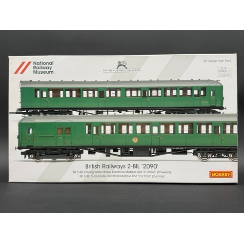 193 - Hornby R3177 Class 401 2-BIL 2-car EMU 2090 in BR green - National Railway Museum. Tested Runner. 
(... 