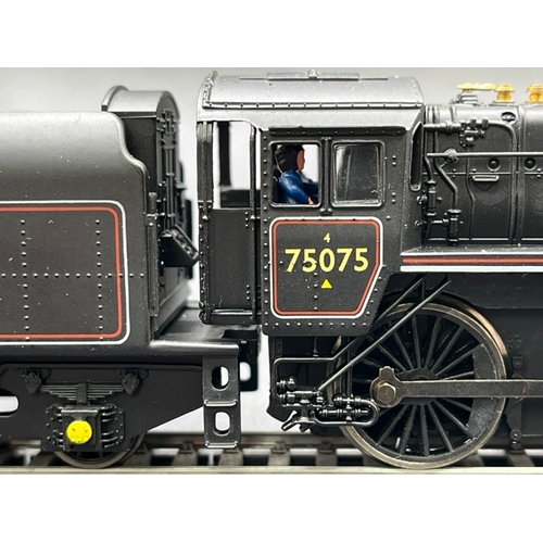 300 - Bachmann Branchline 31-105A Standard Class 4MT 4-6-0 75075 with BR1B tender & double chimney in BR l... 