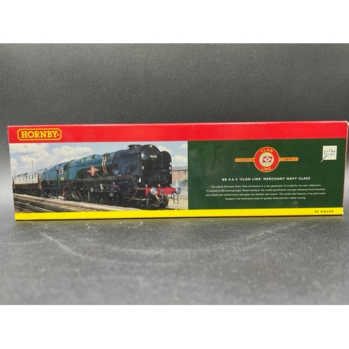 312 - Hornby R2169 Rebuilt Merchant Navy Class 4-6-2 35028 'Clan Line' in BR green - Tested Runner
(600g)
... 