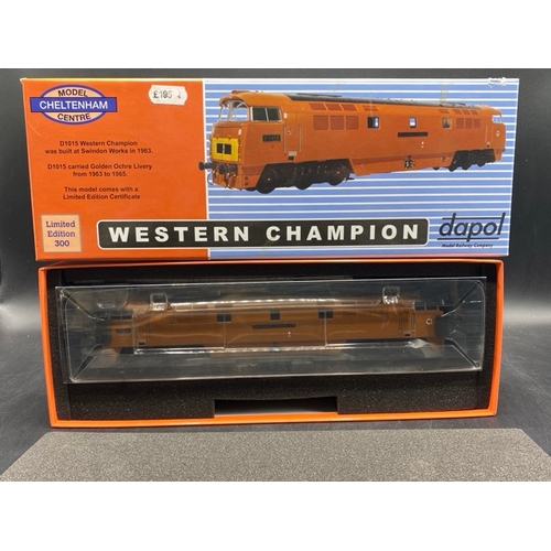 327 - Dapol OO gauge 4D-D1015 Class 52 D1015 'Western Champion' in BR Golden Ochre - Limited Edition of 30... 