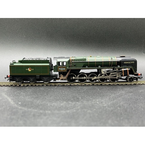 328 - Two OO gauge Boxed Hornby Margate Steam locomotives - Tested Runners
(750g)
Hornby R303 9F Class 9F ... 