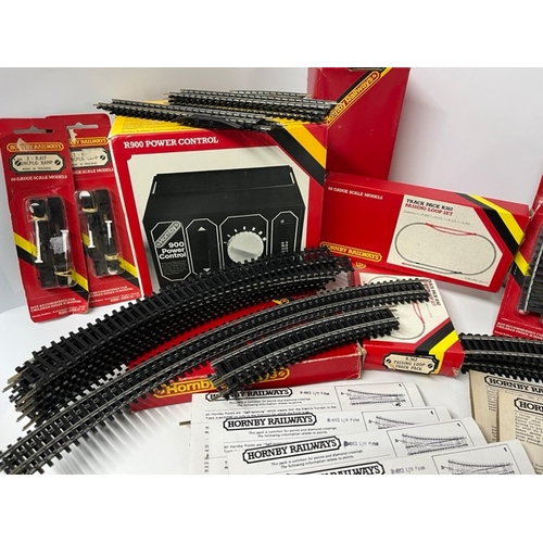 126 - A quantity of Hornby Railways OO gauge track and R900 Power Control, includes some original boxes an... 