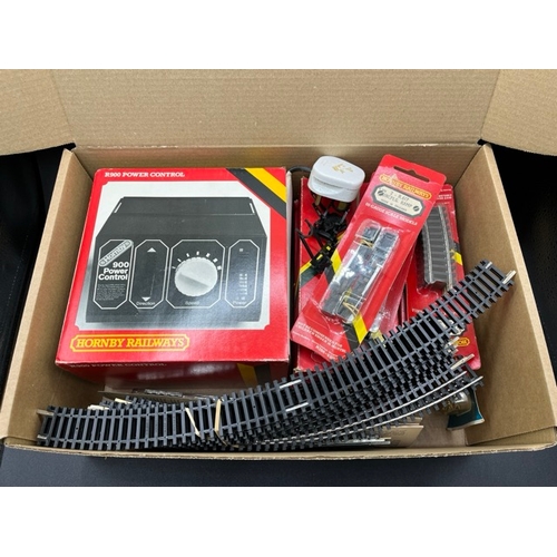 126 - A quantity of Hornby Railways OO gauge track and R900 Power Control, includes some original boxes an... 