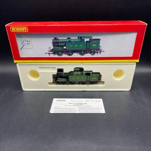 337 - Hornby R2214A Class N2 0-6-2T 1763 in GNR Green - Tested Runner
(300g)