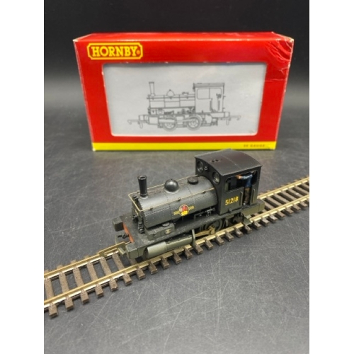 340 - Four OO boxed Hornby Shunters - Tested Runners
(700g)
Hornby R2453 Class B7 Pug 0-4-0ST 51218 in BR ... 