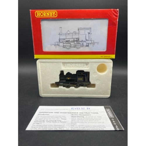 340 - Four OO boxed Hornby Shunters - Tested Runners
(700g)
Hornby R2453 Class B7 Pug 0-4-0ST 51218 in BR ... 