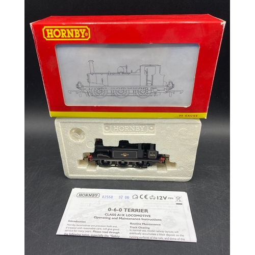 340 - Four OO boxed Hornby Shunters - Tested Runners
(700g)
Hornby R2453 Class B7 Pug 0-4-0ST 51218 in BR ... 