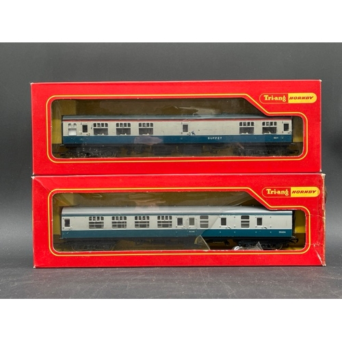 104 - 13 Boxed Triang Rolling stock with 3 OO Graham Farish packaged Brown/Cream coaches, plus others
(380... 