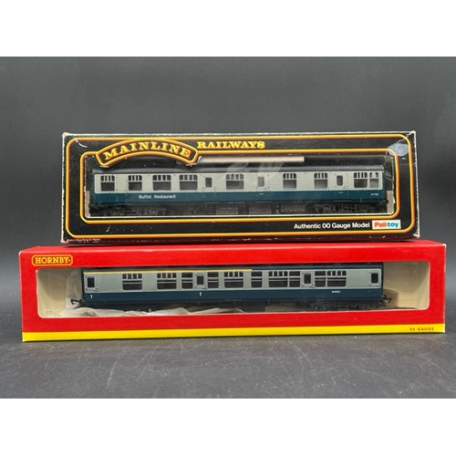 428 - A mixed Lot of OO gauge 9 coaches
(1900g)
Hornby R4110A Mk1 CK corridor composite in BR blue & grey ... 