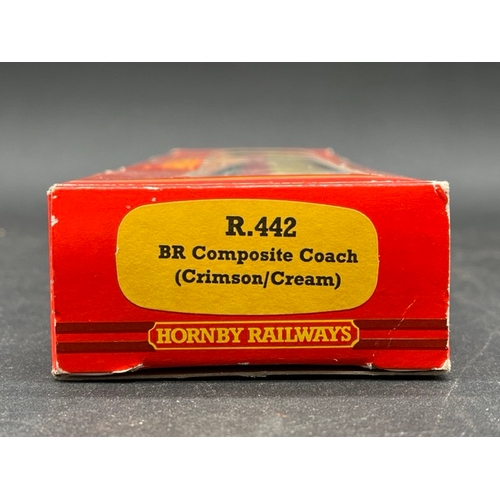 428 - A mixed Lot of OO gauge 9 coaches
(1900g)
Hornby R4110A Mk1 CK corridor composite in BR blue & grey ... 