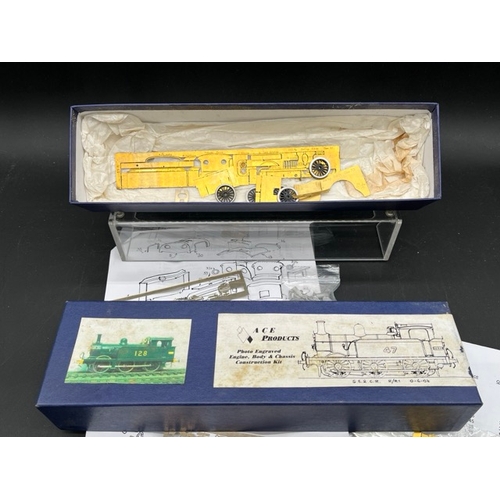 95 - Three OO White Metal Locomotive kits
(1100g)
Finecast F158 GWR 1854 Saddle Tank - includes instructi... 