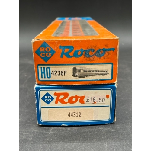 163 - 8 Roco HO Continental Rail cars ' Ready to Roll'
(2000g)
Five Orange livery cars are similar but of ... 