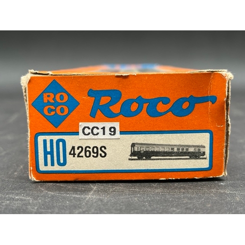 163 - 8 Roco HO Continental Rail cars ' Ready to Roll'
(2000g)
Five Orange livery cars are similar but of ... 