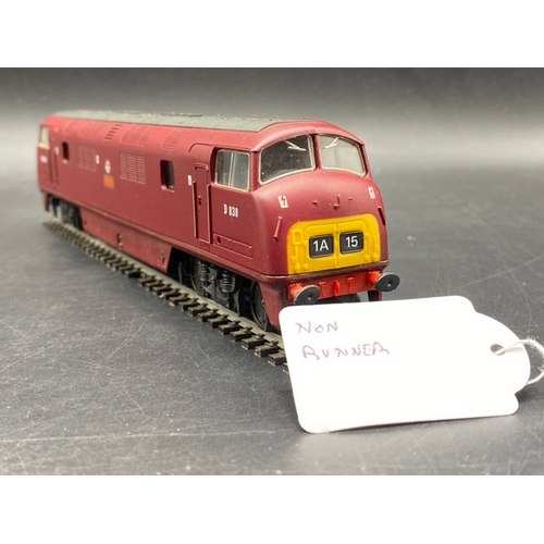 350 - 3 Maroon livery Lima Diesel Locomotives - 2 Tested Runners
(1400g)
Lima L205128 Class 42 Warship D83... 