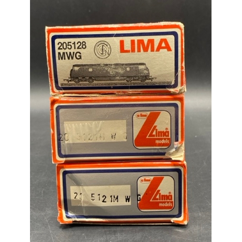 350 - 3 Maroon livery Lima Diesel Locomotives - 2 Tested Runners
(1400g)
Lima L205128 Class 42 Warship D83... 