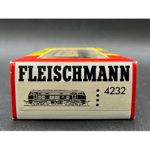 140 - Two HO gauge boxed Fleischmann Locomotives - both Tested Runners
(1100g)
Fleischmann 4232FL Class BR... 