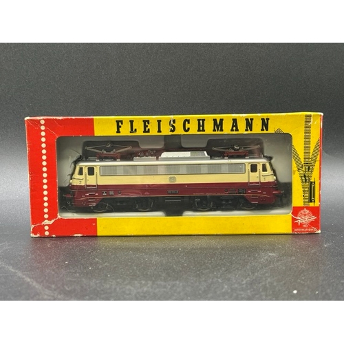 141 - Two HO gauge boxed Fleischmann Locomotives - both Tested Runners
(1100g)
Fleischmann 4336 DB Electri... 