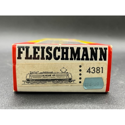 143 - Two HO gauge boxed Fleischmann Locomotives - both Tested Runners
(1000g)
Fleischmann 4381 Class BR 1... 