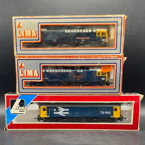 357 - Three Boxed Lima Diesel Locomotives - Tested Runners
(1300g)
Lima L205114c Class 33 33027 'Earl Moun... 