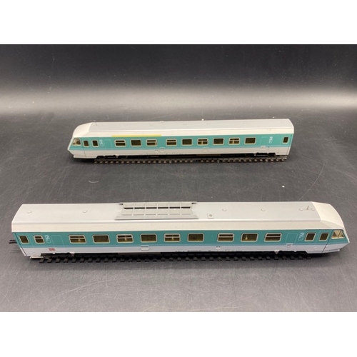 147 - Fleischmann 2 Car DMU White/Aqua Blue livery of the DB - Tested Runners
(600g)
Nos: 610 507-6 and 61... 