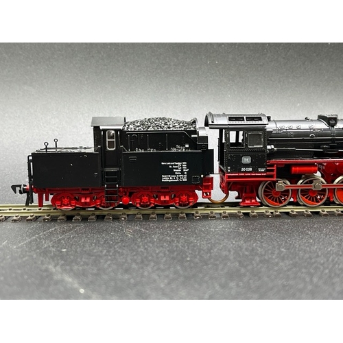 151 - Fleischmann 1363 Class BR 50 058 2-10-0 of the DB - Boxed and Tested Runner (HO gauge)
(750g)
with I... 