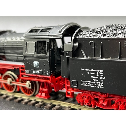 151 - Fleischmann 1363 Class BR 50 058 2-10-0 of the DB - Boxed and Tested Runner (HO gauge)
(750g)
with I... 