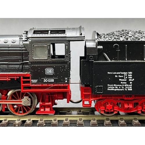 151 - Fleischmann 1363 Class BR 50 058 2-10-0 of the DB - Boxed and Tested Runner (HO gauge)
(750g)
with I... 