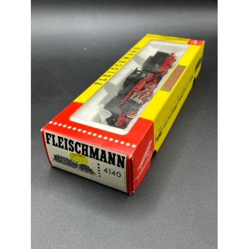 152 - Two HO gauge boxed Fleischmann Locomotives - one Tested Runner
(700g)
Fleischmann 4140 Class BR 24 4... 