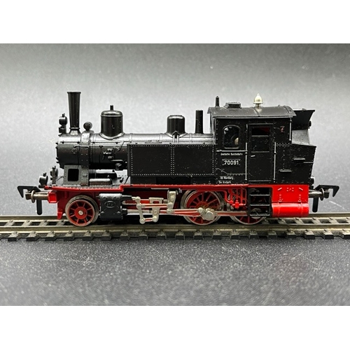 154 - Two HO gauge boxed Fleischmann Locomotives - both Tested Runners
(750g)
Fleischmann 4078 Class BR 78... 