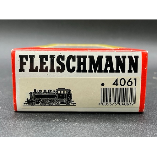 155 - Two HO gauge boxed Fleischmann Locomotives - both Tested Runners
(900g)
Fleischmann 4061 Class BR 62... 